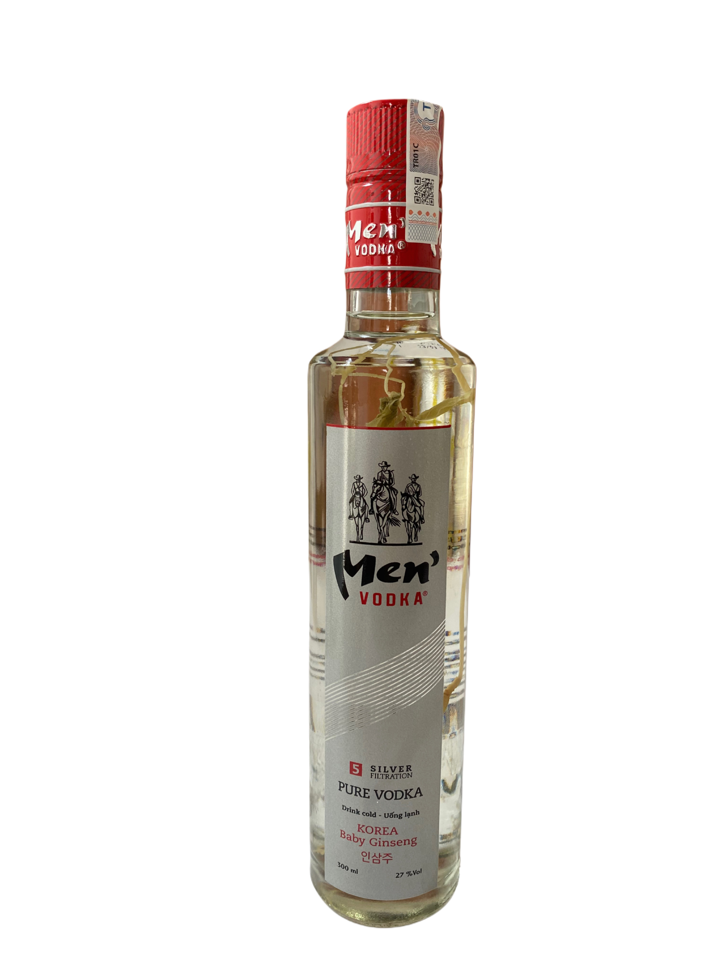Vodka MEN Nhân Sâm Korea Baby Ginseng 27% 300mlp