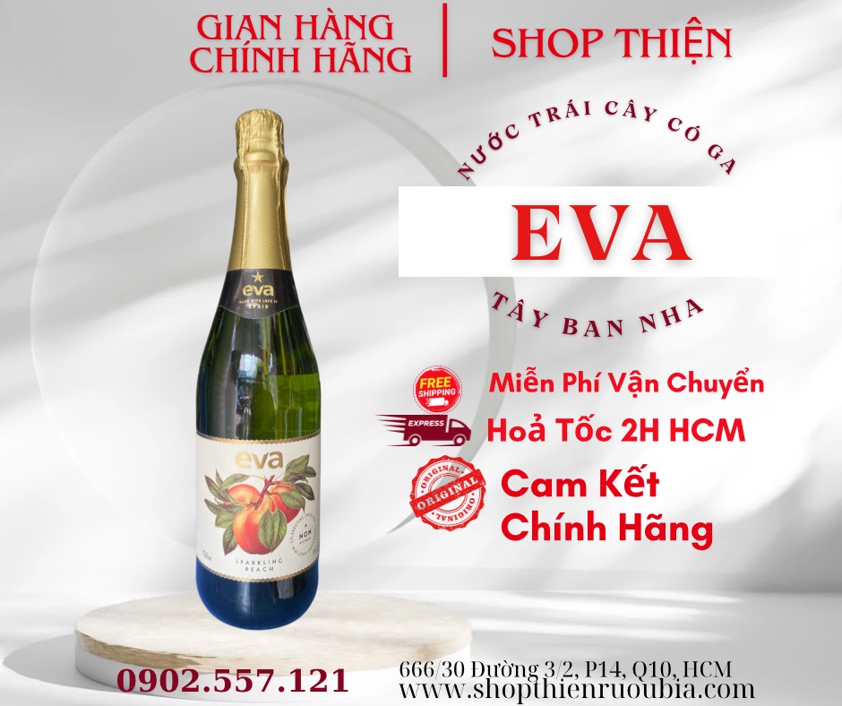 Nước Trái Cây Tây Ban Nha EVA Peach 750ml-Vị Đào