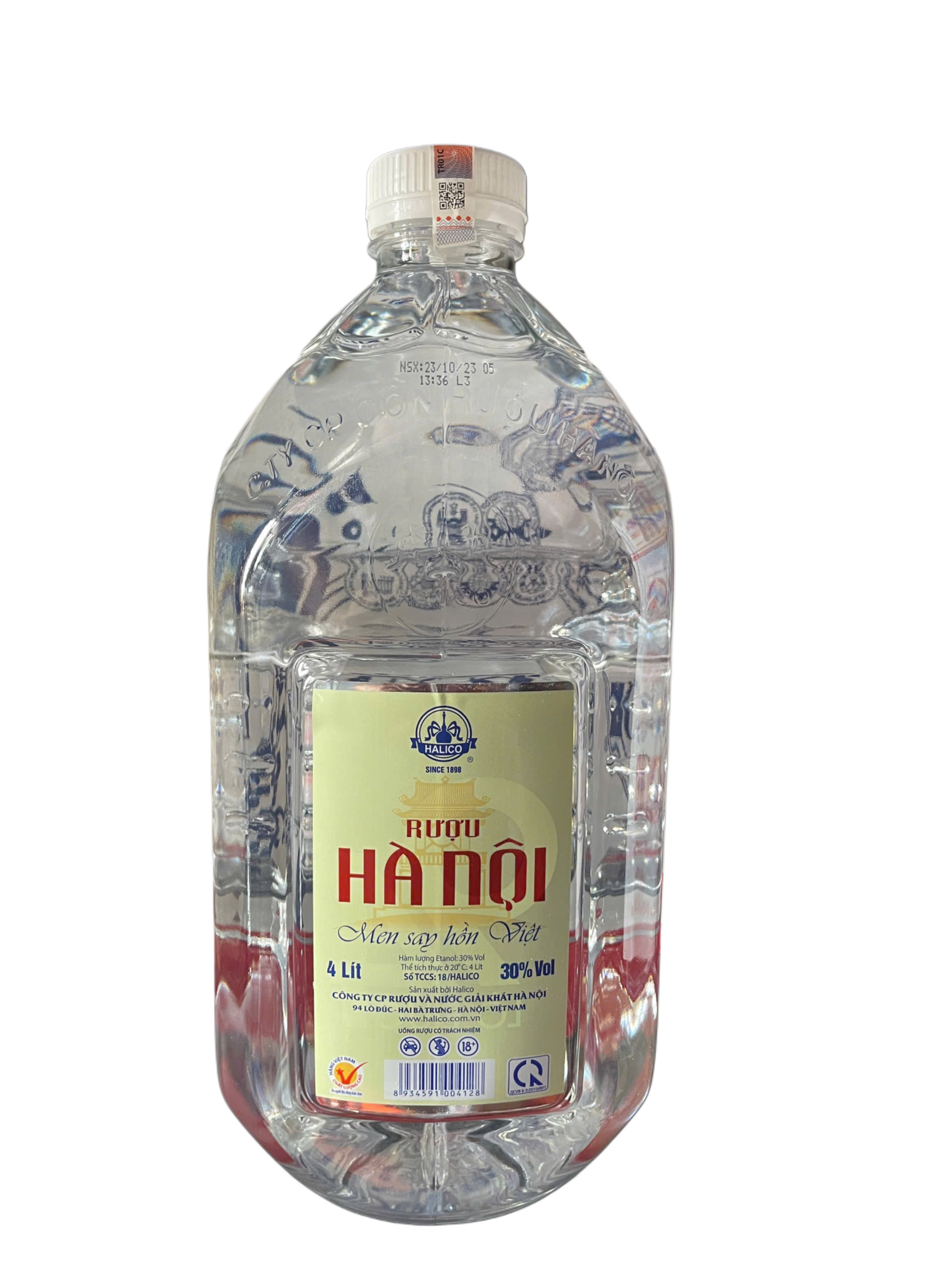 Rượu HÀ NỘI 30% 4 Lít