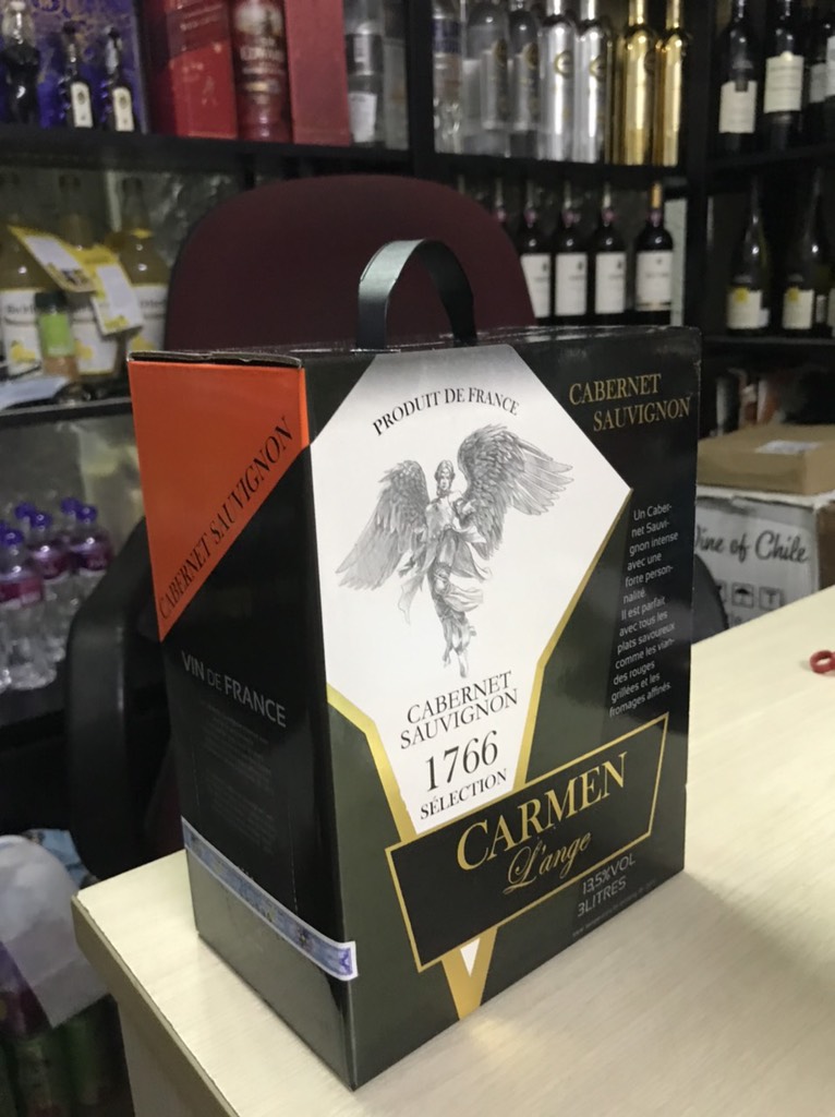 VANG PHÁP THIÊN THẦN CARMEN 13,5 ĐỎ 3 LÍT