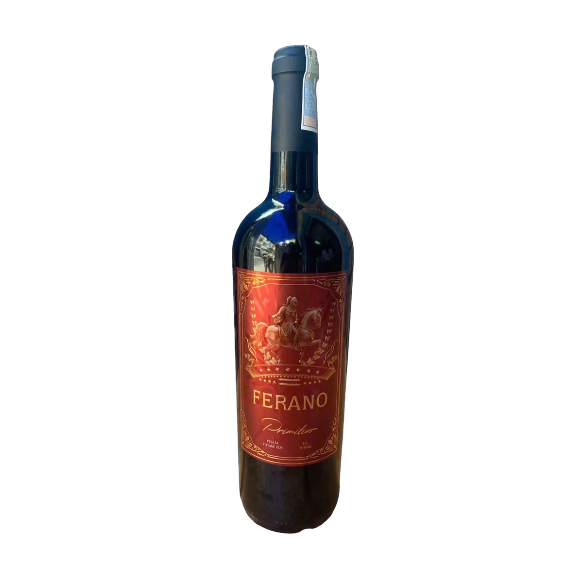 [Quà Tặng] Rượu Vang Đỏ Ý FERANO Primitivo Puglia IGT 2024 14% 750ml - Vang Ý Cao Cấp