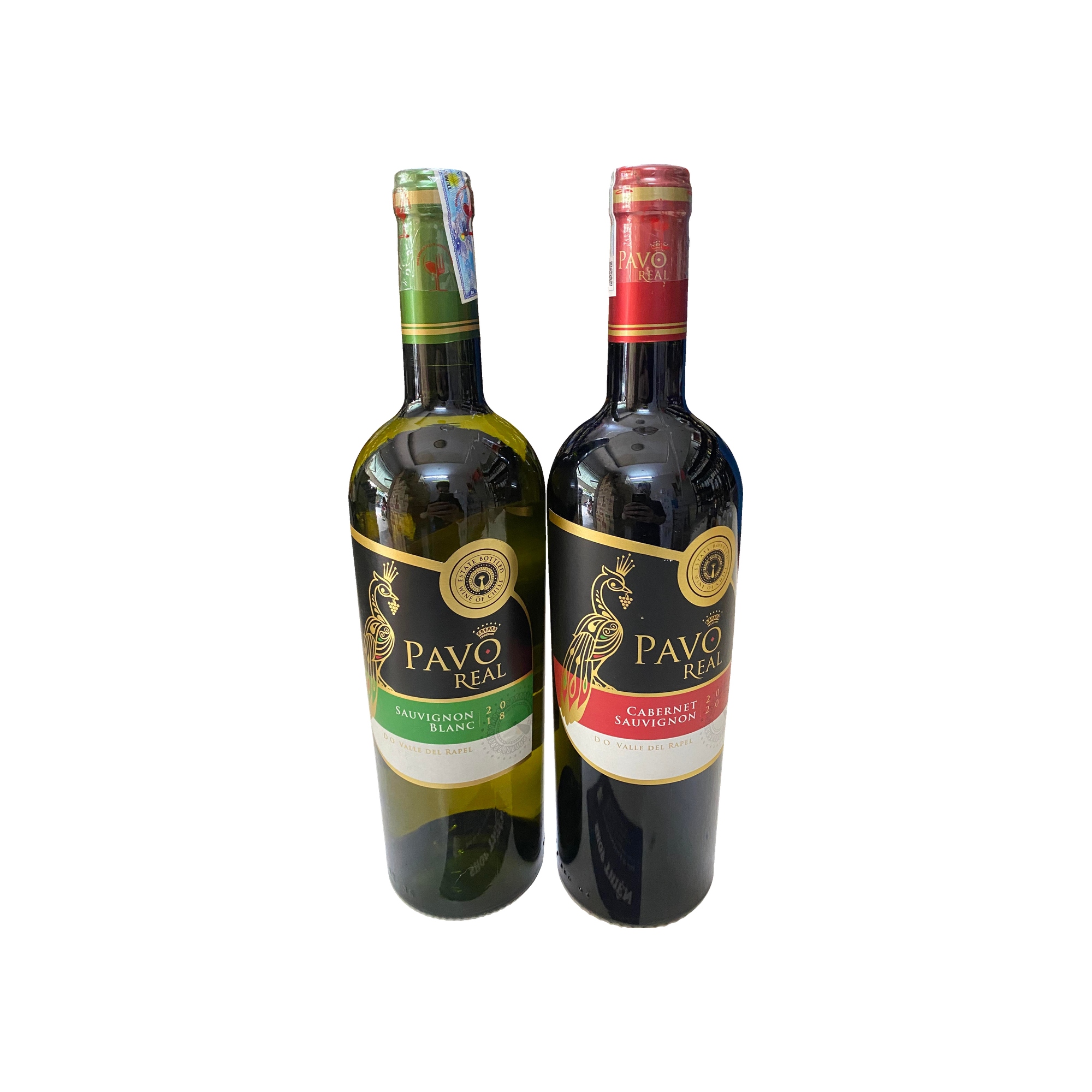 Rượu Vang Chile Pavo Real Sauvignon Blanc & Cabernet Sauvignon 12.5% 750ml Nhập Khẩu Chile - Vang Trắng Đỏ