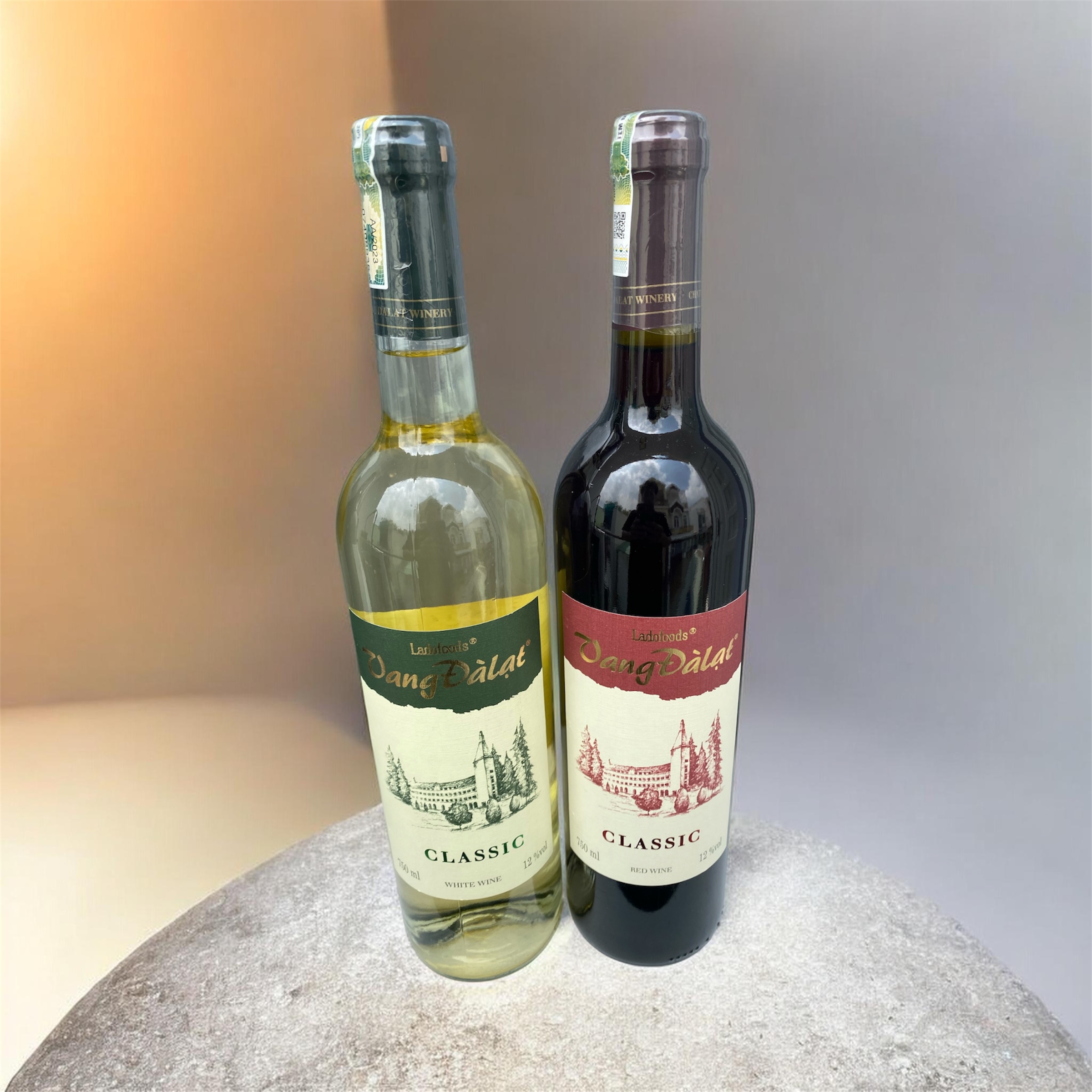 Rượu Vang Đà Lạt CLASSIC  12% 750ml