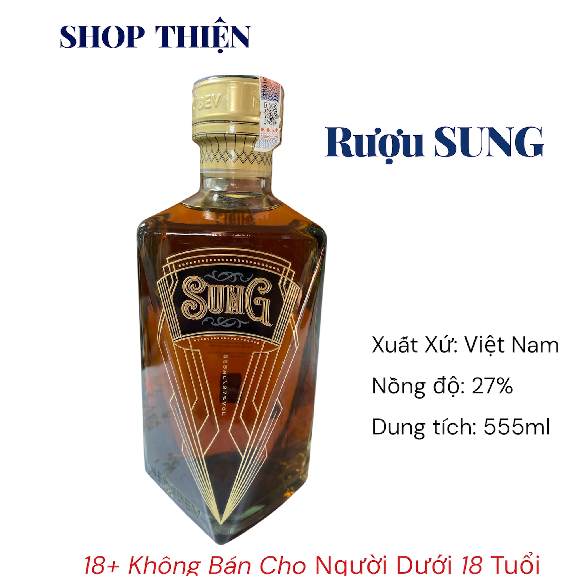 RƯỢU SUNG THẢO MỘC - 555ML / 27%