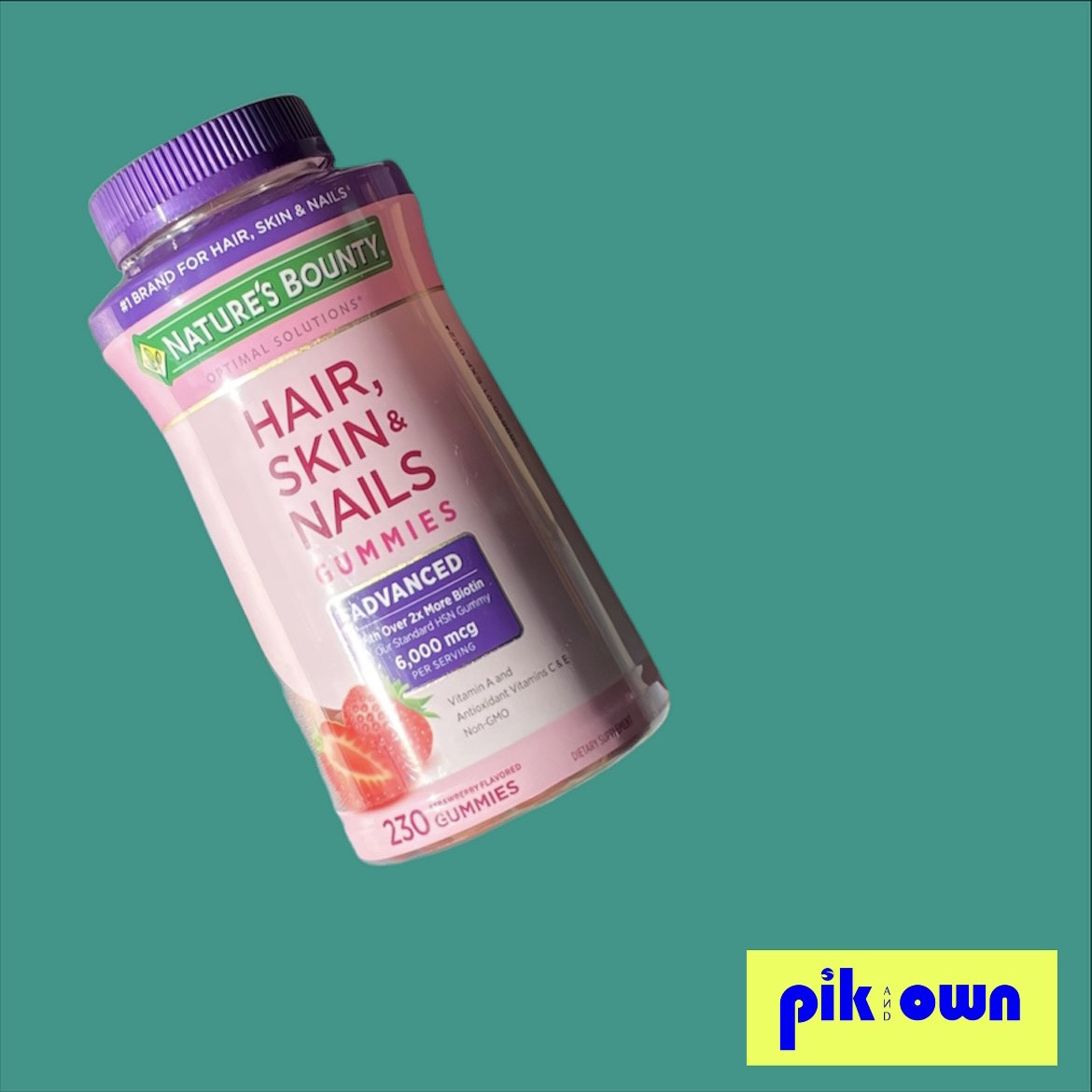 Kẹo Dẻo Hair Skin and Nails Gummy Nature's Bounty 230 viên MỸ Kẹo Dẻo Hair Skin and Nails Gummy Nature's Bounty 230 viên MỸ