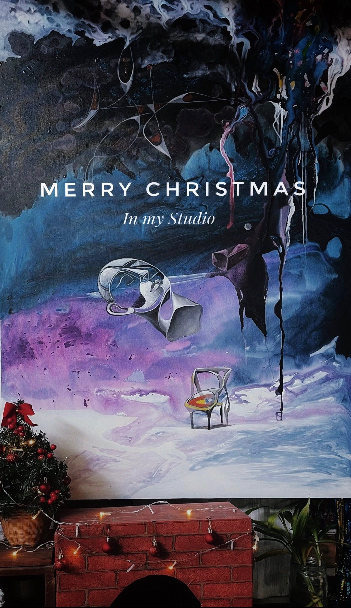 Giáng sinh nơi xưởng vẽ- Christmas in my studio