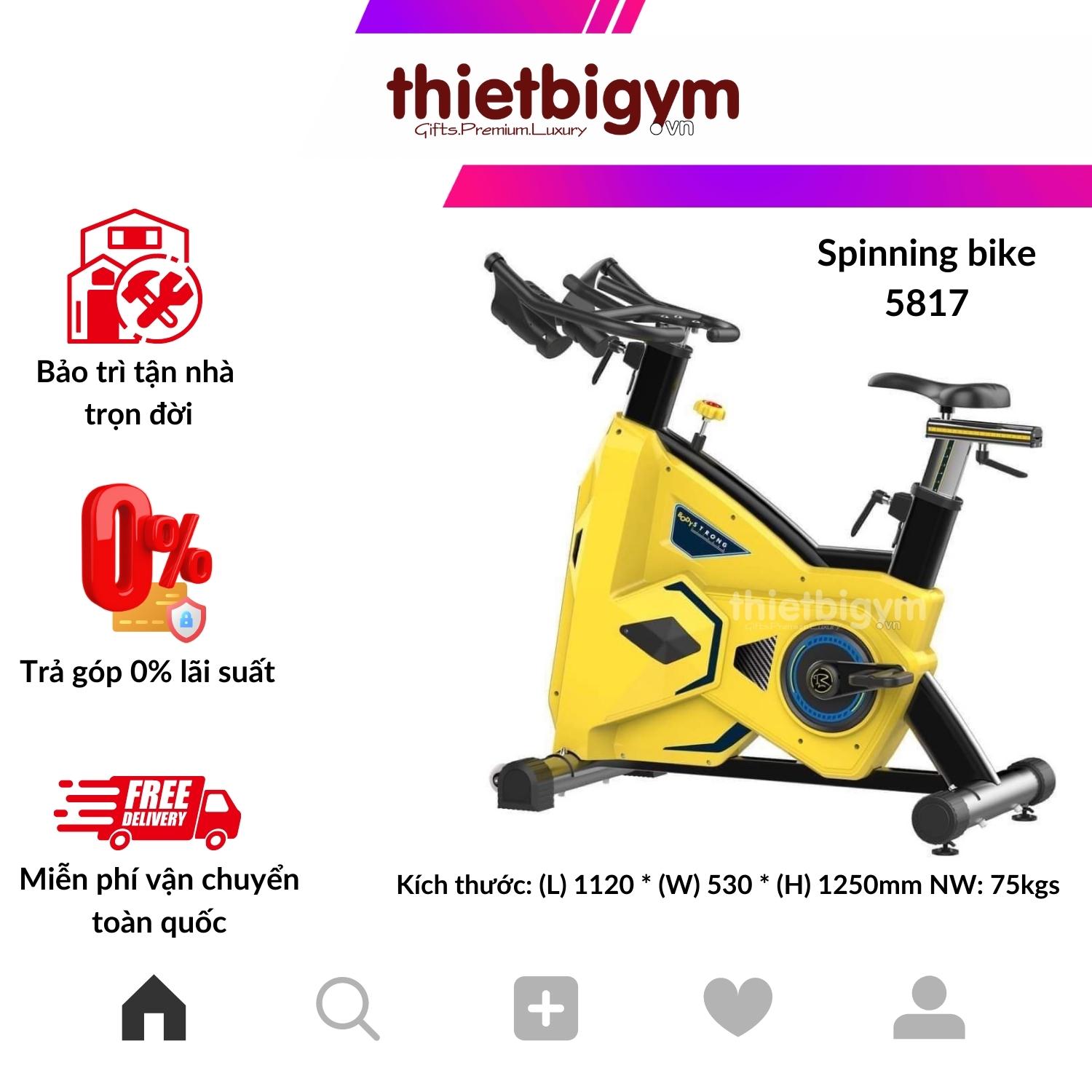 Xe đạp spinning BodyStrong 5817