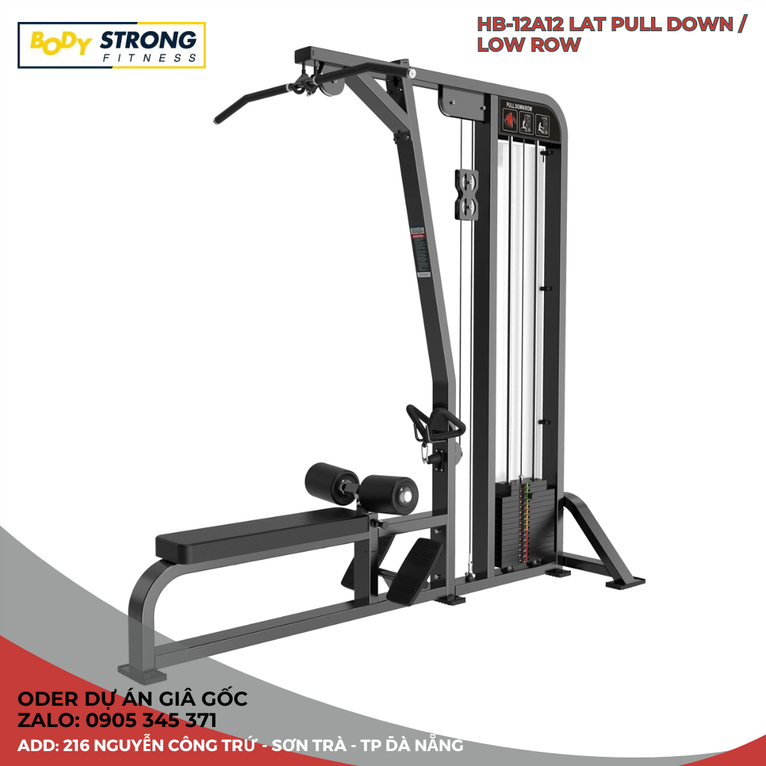Máy lat Down / Low Pull BodyStrong HB-12A12