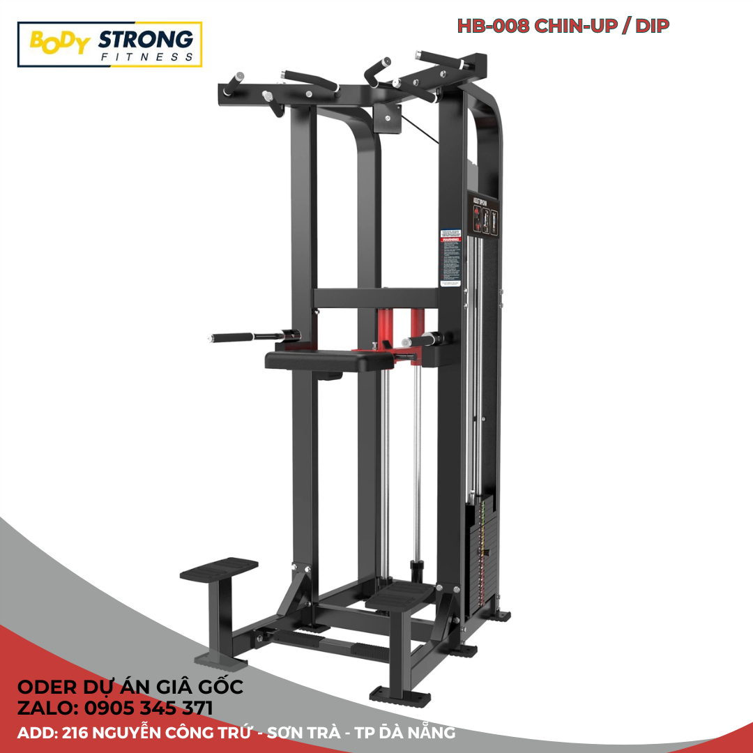Máy kéo cằm/Máy hỗ trợ chống đẩy support BodyStrong HB-008