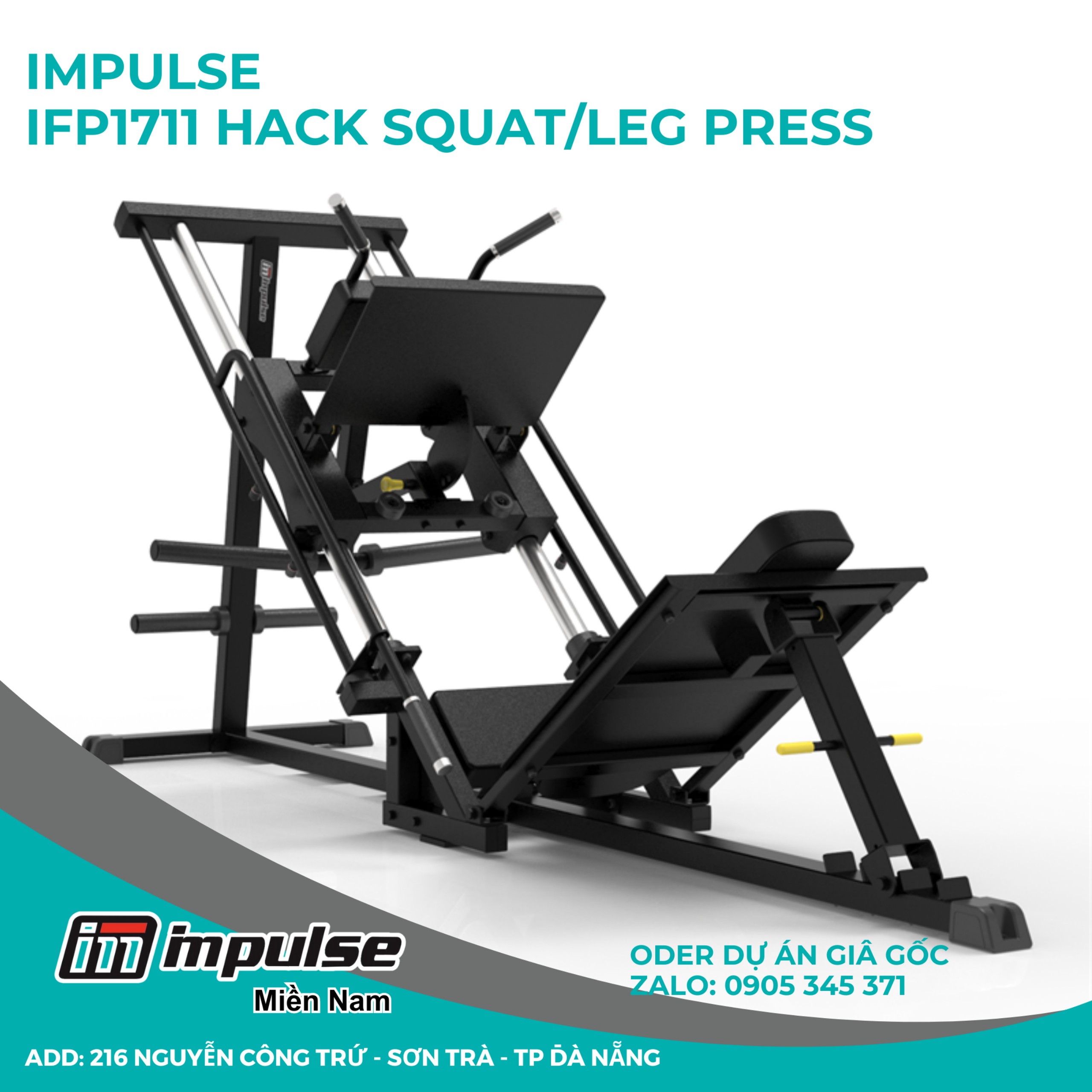 IFP1711 HACK SQUAT/Máy đẩy chân Impulse IFP1711