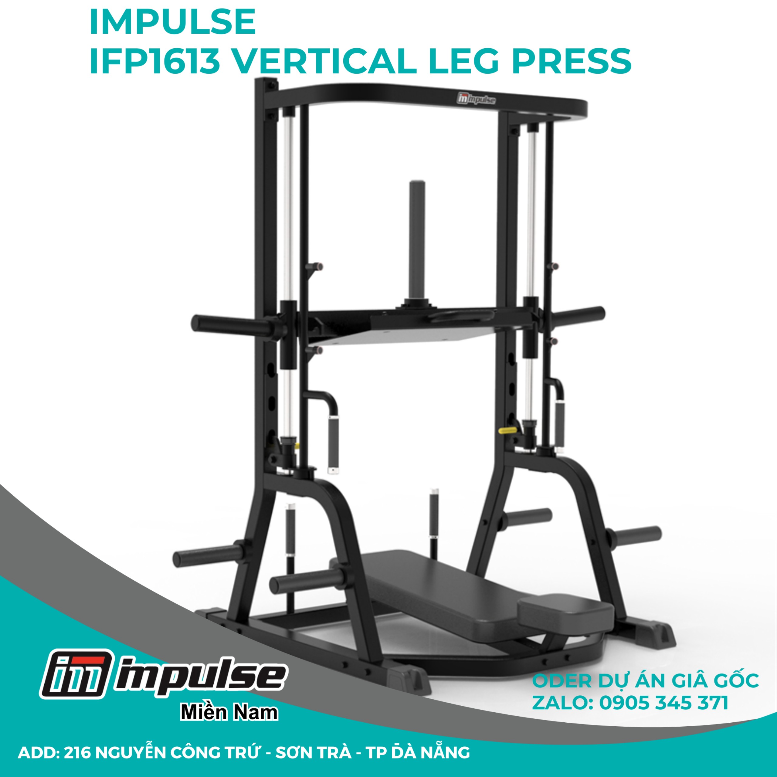 IFP1613 - VERTICAL Máy đẩy chân Impulse IFP1613