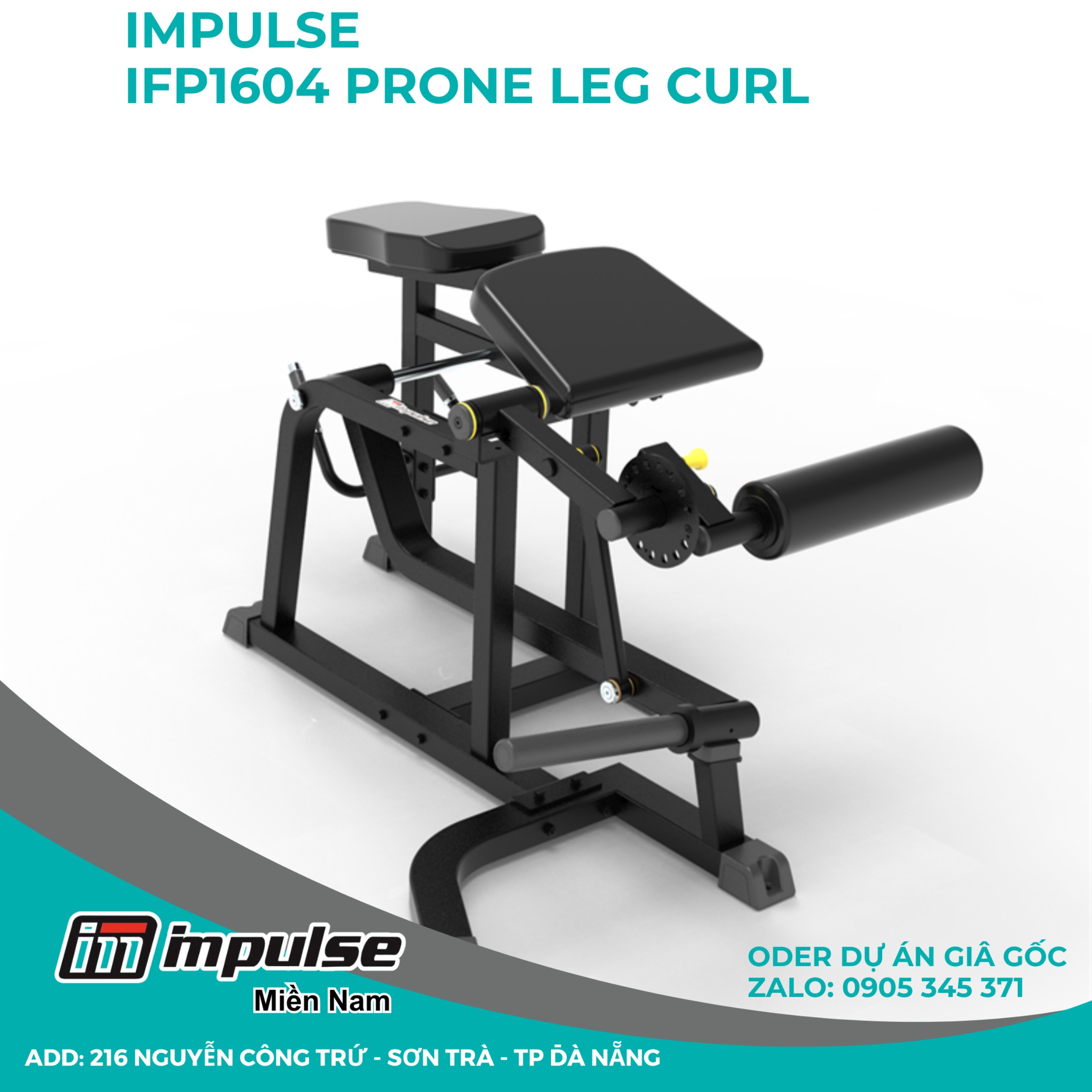 IFP1604 - Prone Máy cuốn đùi sau Impulse IFP1604