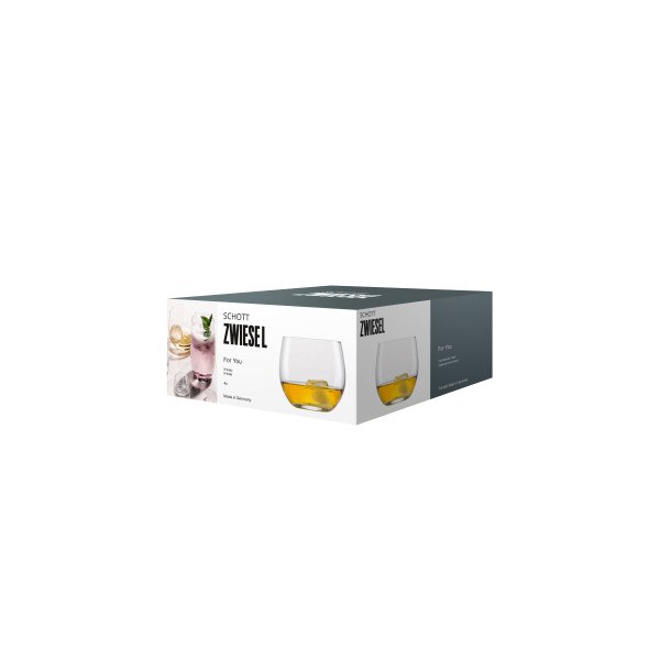 Bộ ly 4 ly Whisky Schott Zwiesel 121876 Whiskyglas For You 60 4pcs.gift  box- made in Germany