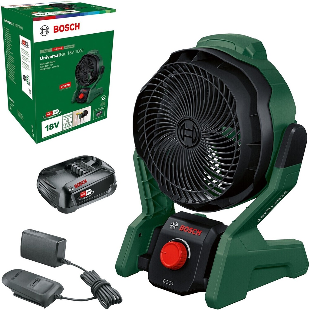 Quạt tích điện Bosch UniversalFan 18V-1000
