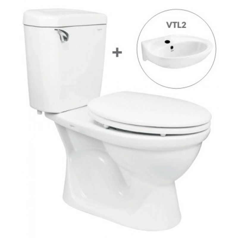 Bồn cầu Viglacera VI77 - Bồn cầu giá rẻ dưới 2 triệu