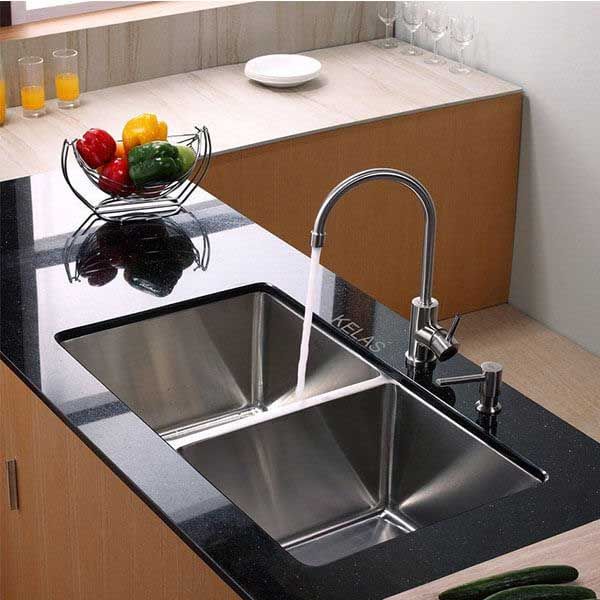 Cách lắp đặt chậu rửa bát âm bàn đá
