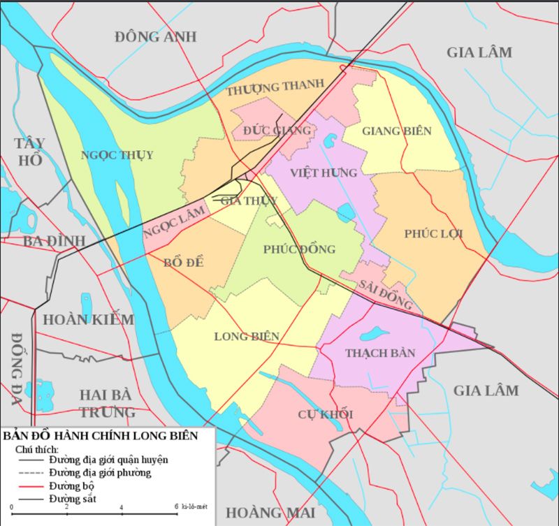 Lợi thế của quận Long Biên