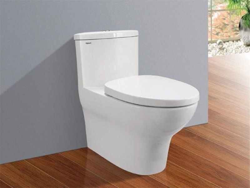 Mẫu bồn cầu 1 khối Viglacera V63 với thiết kế tinh tế