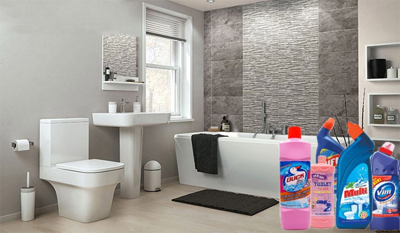 Nước tẩy rửa bồn cầu giúp làm sạch bồn cầu hiệu quả