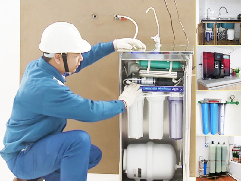 Sửa máy lọc nước do máy bơm bị yếu