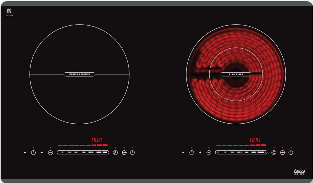 Bếp điện từ Lorca LCE-886