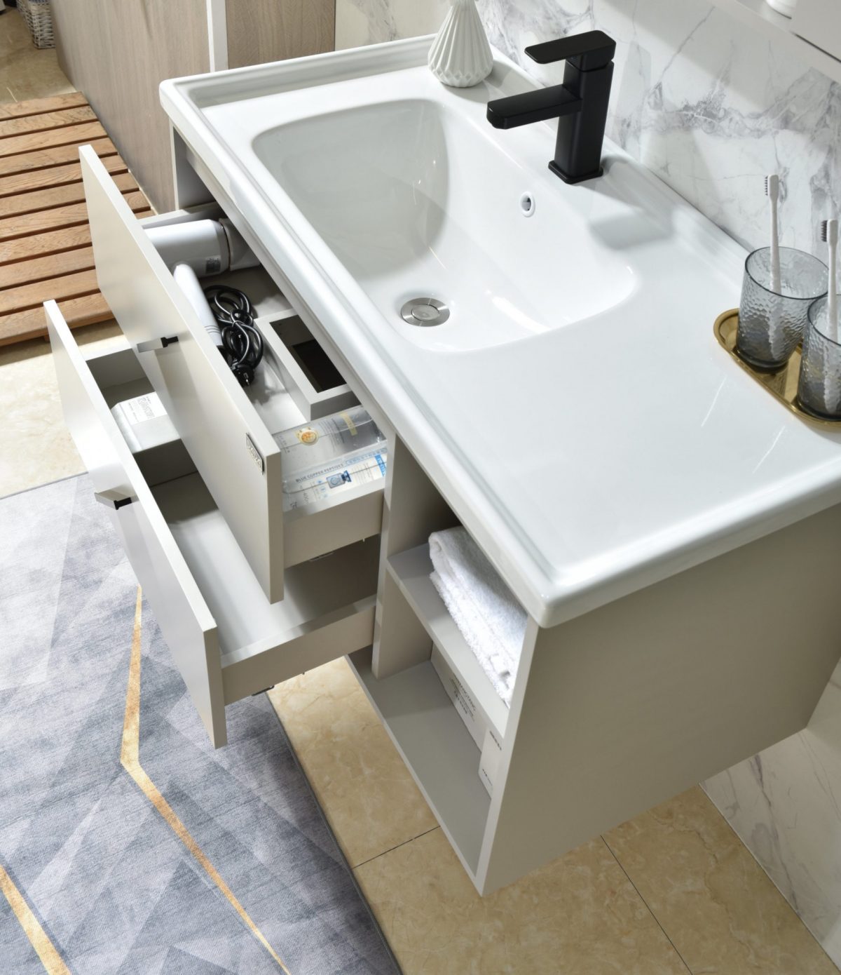 Tủ chậu Lavabo PVC AM901