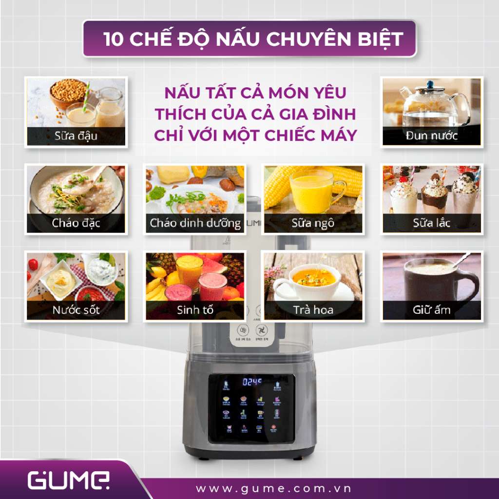 Máy làm sữa hạt GUME GMNMM-2201