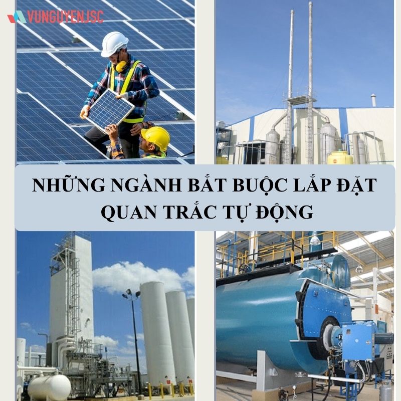 Những ngành công nghiệp bắt buộc lắp đặt hệ thống CEMS