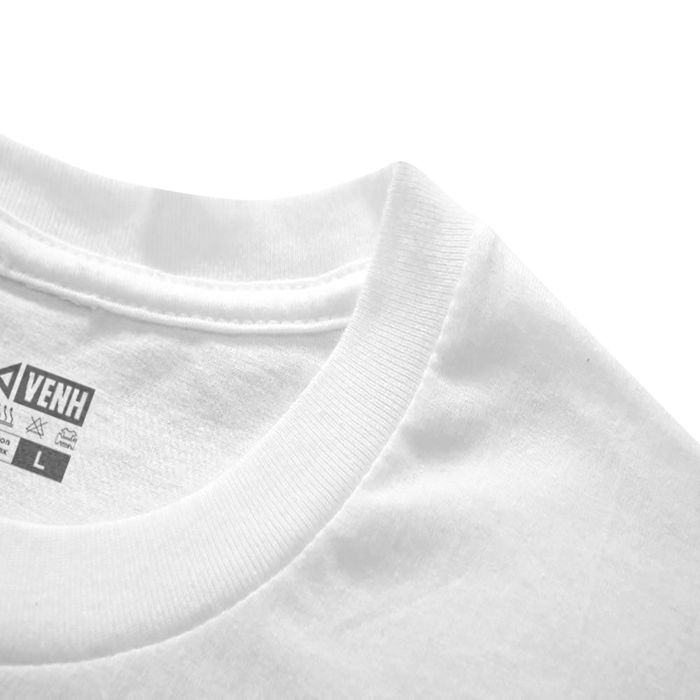Áo Thun Trắng Trơn Cổ Tròn Nam Nữ, Form Rộng, Kiểu Unisex
