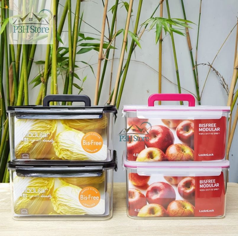 Hộp nhựa có quai xách Lock&Lock Bisfree Modular 4.8L LBF408H