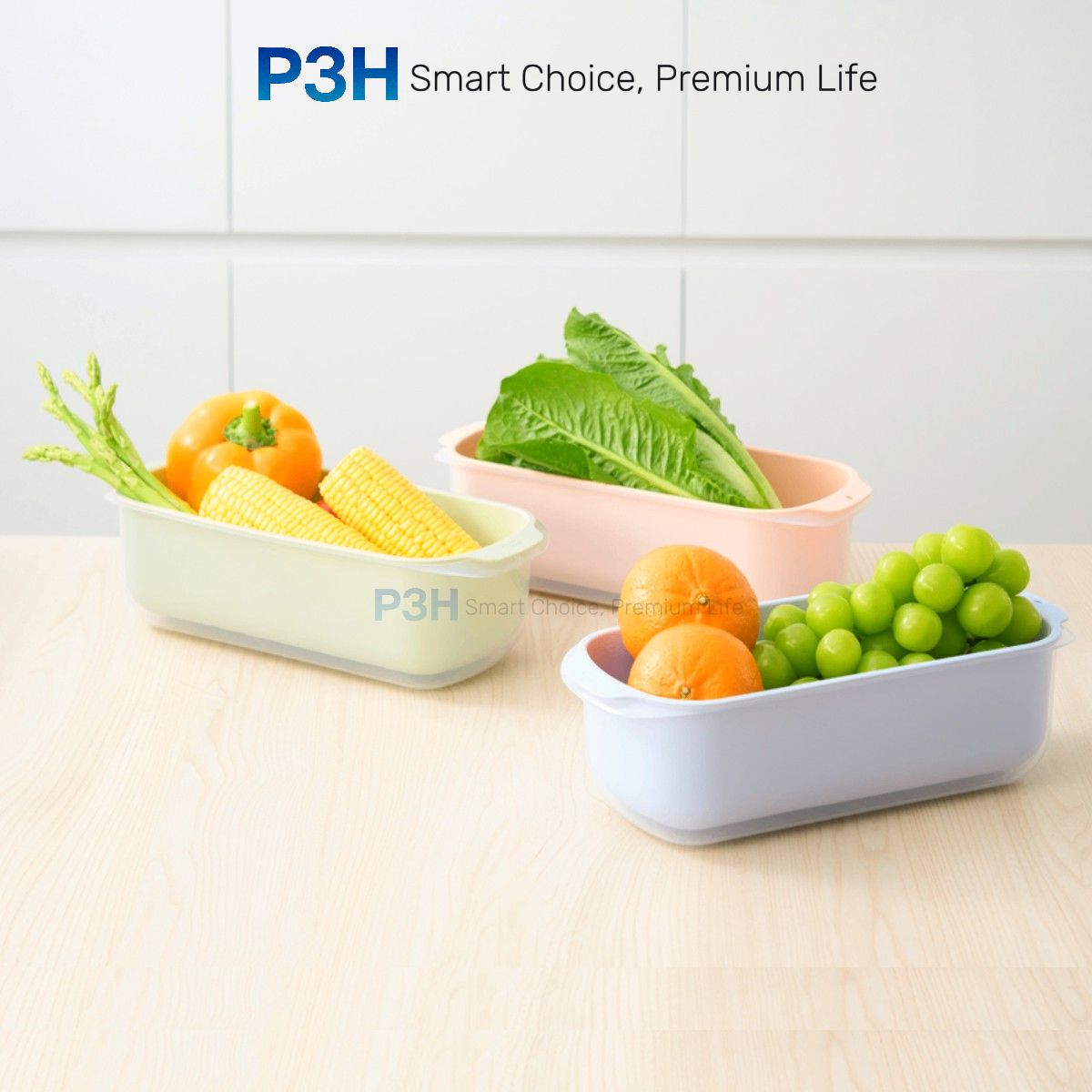 Bộ Thau Rổ Inochi Yoko CLOUD Sự Lựa Chọn Hoàn Hảo Cho Không Gian Bếp Hiện Đại P3H