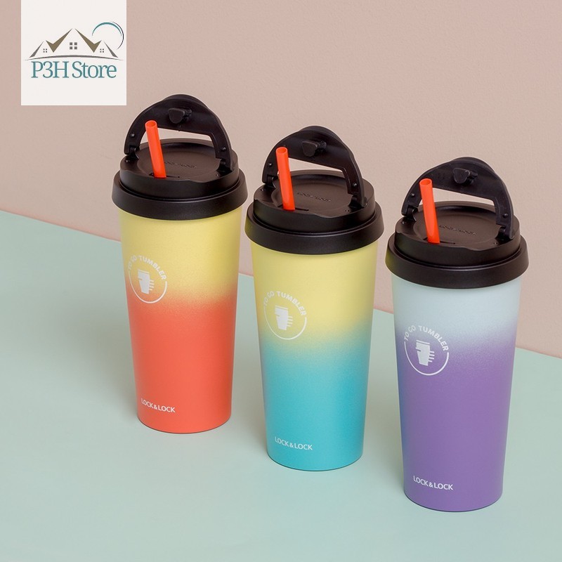 Bình giữ nhiệt Lock&Lock Two-tone clip tumbler 540ml LHC4151