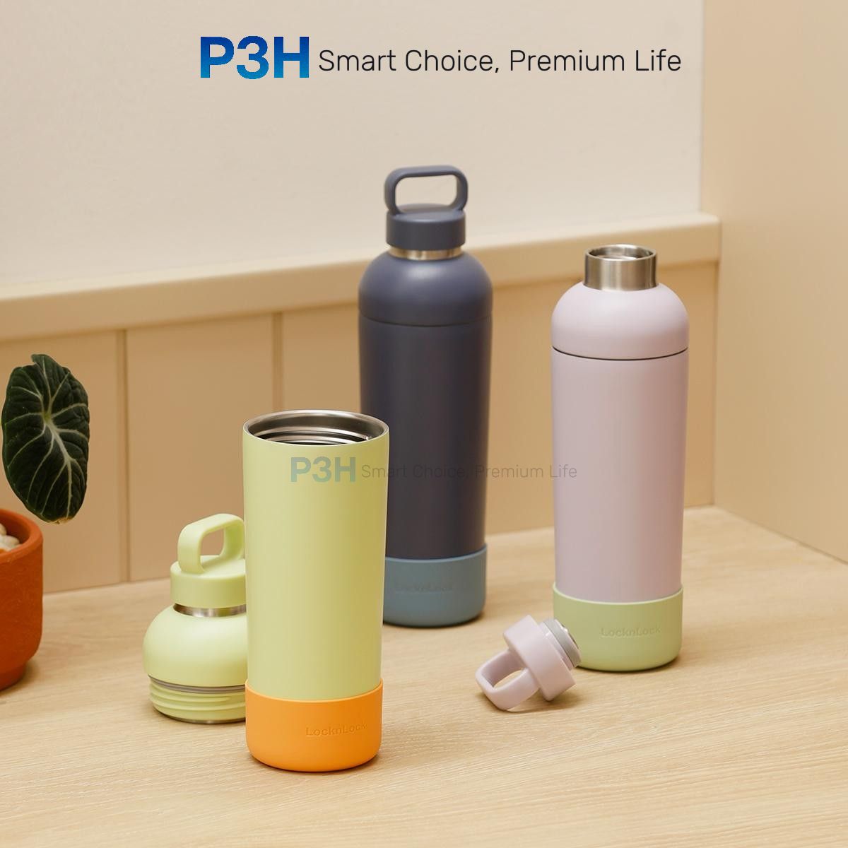 Bình Giữ Nhiệt LocknLock 700ml Balance Fit LHC4400 Chỉ Dùng Đồ Uống Lạnh mở nắp dùng được như ly giữ nhiệt P3H