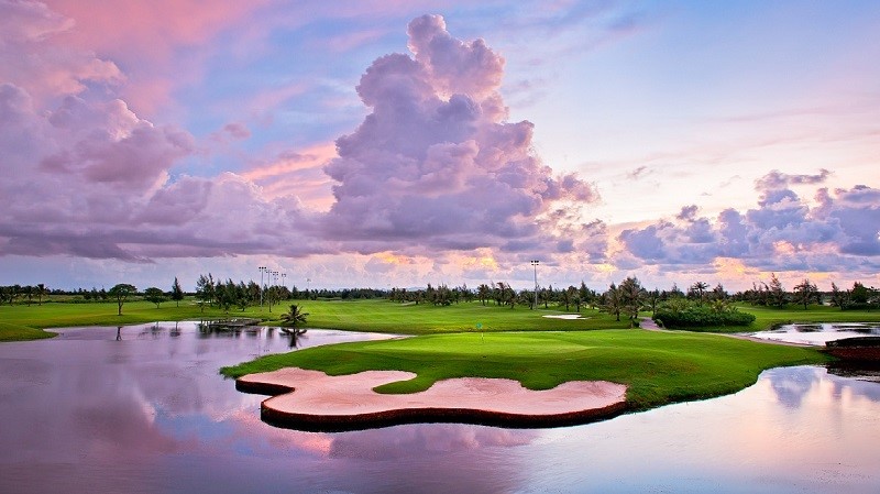 Sân golf Ruby Tree là một không gian thanh bình, yên bình