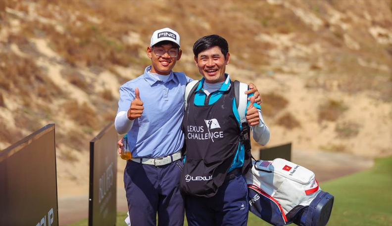 Lê Khánh Hưng được dẫn dắt bởi cha mình – tay golf chuyên nghiệp của Việt Nam