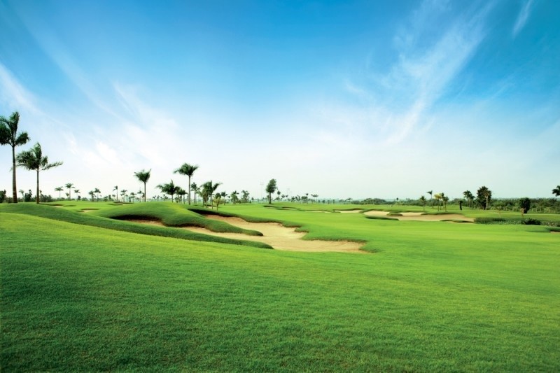 Phong cách thiết kế chính của sân golf Đại Phước là out-back layout