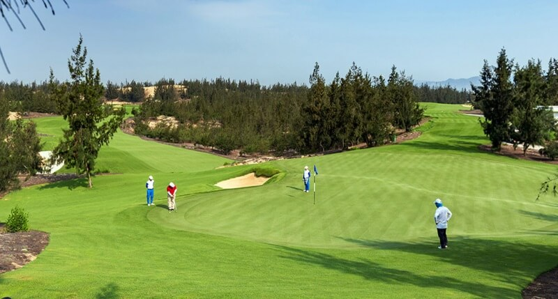 Thiết kế tinh tế đến từng chi tiết của golf Quy Nhơn