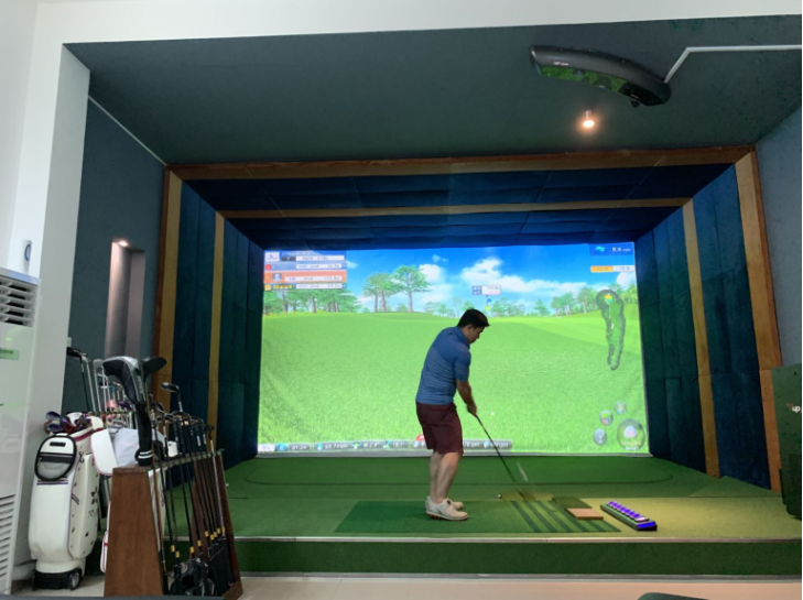 Phòng tập golf 3D tiện nghi tại Nha Trang