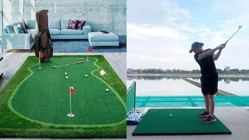 Thảm tập golf là một trang thiết bị luyện tập quan trọng 