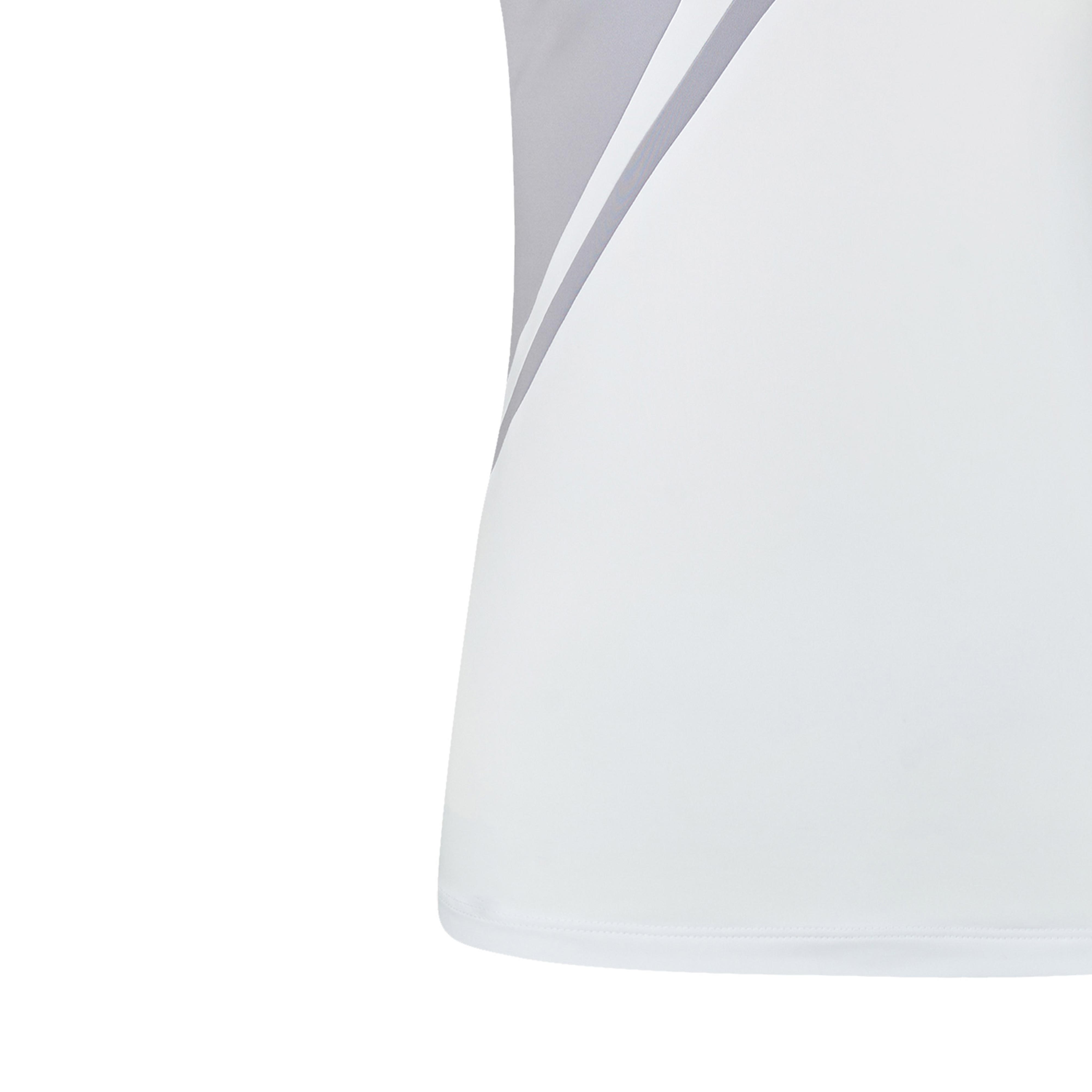 Ritzy Top - White Grey