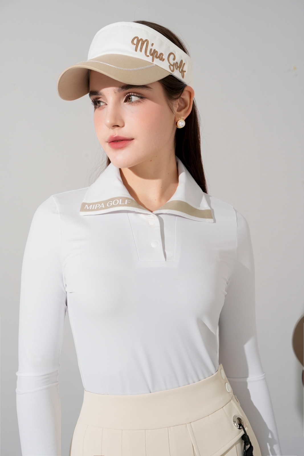 Zoey Top - White Beige