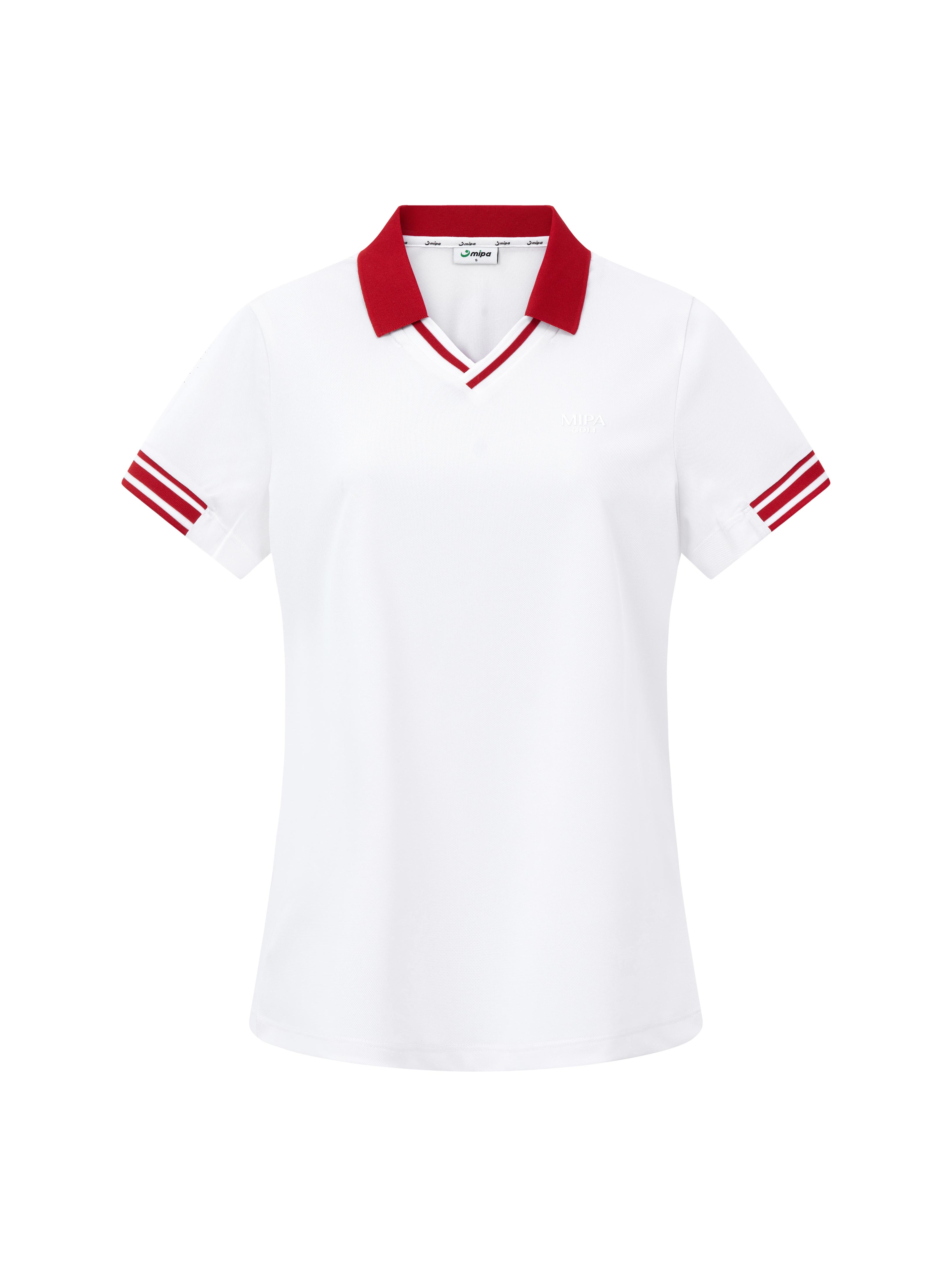Grace Top - White Red