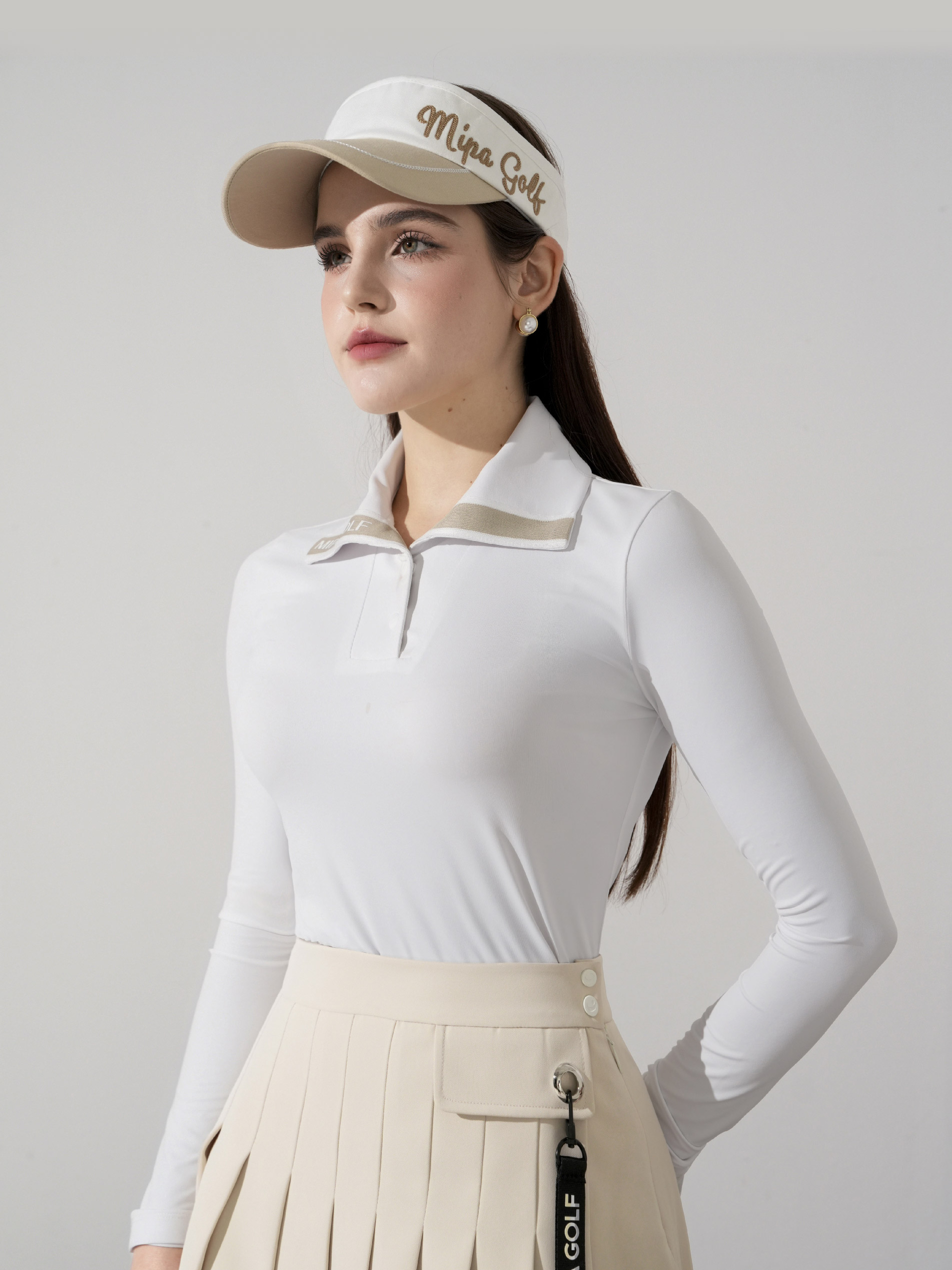 Zoey Top - White Beige