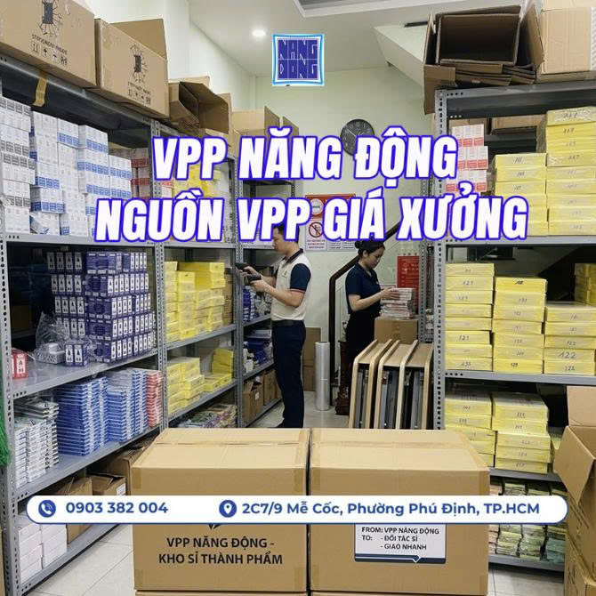 VPP Năng Động – Nhà Cung Cấp Văn Phòng Phẩm Uy Tín Cho Doanh Nghiệp Và Đại Lý