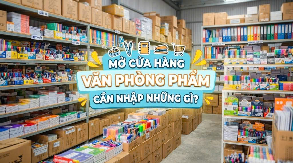 Mở Cửa Hàng Văn Phòng Phẩm Cần Nhập Những Gì?