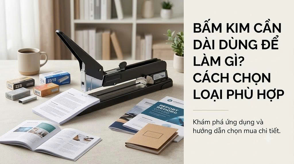 Bấm Kim Cần Dài Dùng Để Làm Gì? Cách Chọn Loại Phù Hợp
