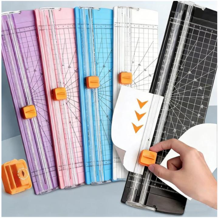Bàn Cắt Giấy Mini Dao Trượt – Nhỏ Gọn, Cắt Giấy Nhanh Chóng