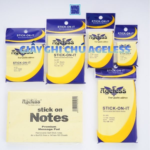 GIẤY GHI CHÚ AGELESS - GIẢI PHÁP GHI NHỚ & TỔ CHỨC CÔNG VIỆC HIỆU QUẢ