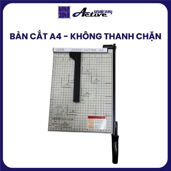 Bàn cắt giấy A4 sắt - không thanh chặn giấy