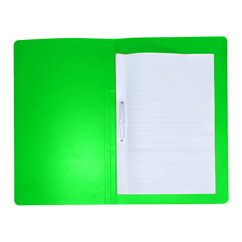 Bìa Acco giấy màu lá